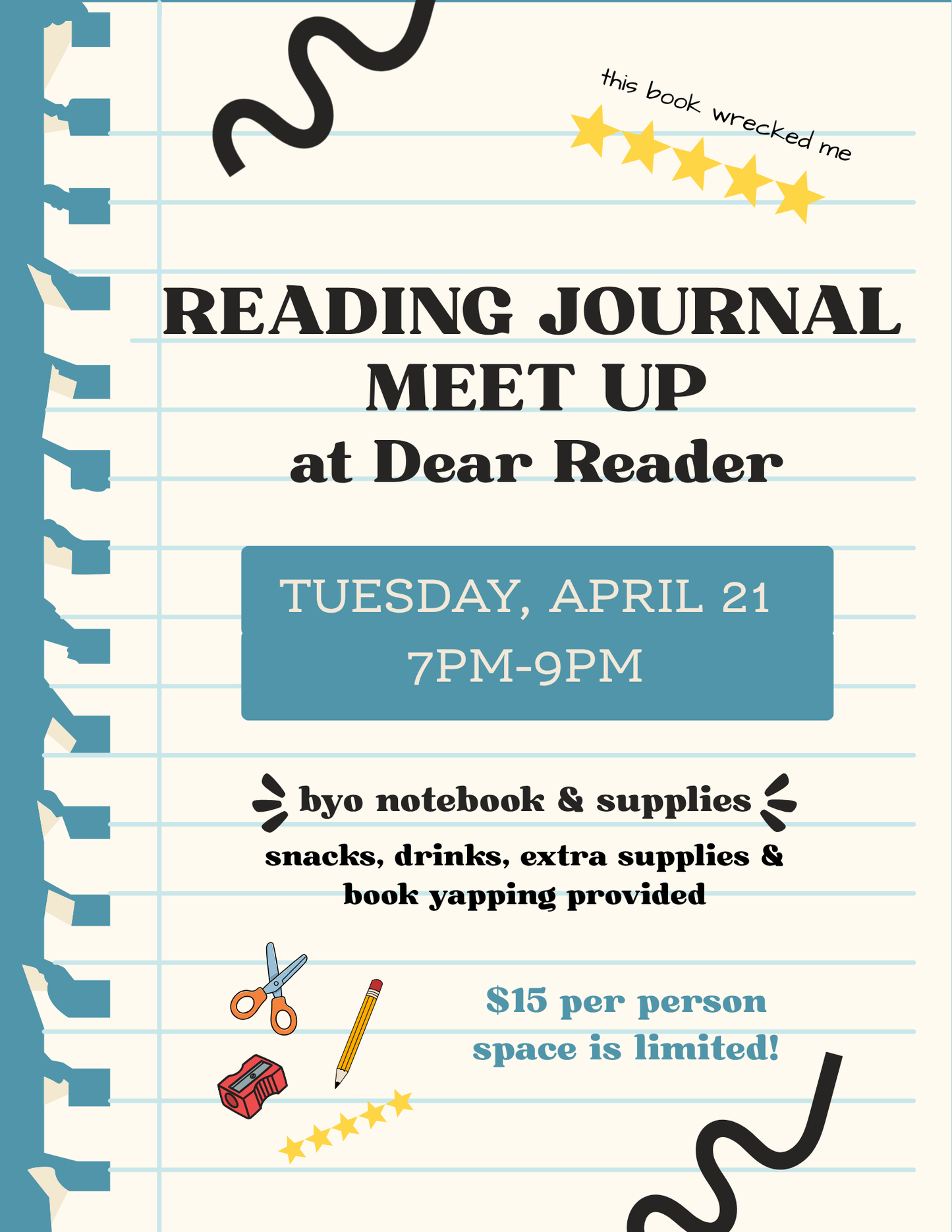 Reading Journal Meet Up - April