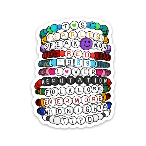 Eras Friendship Bracelets Sticker