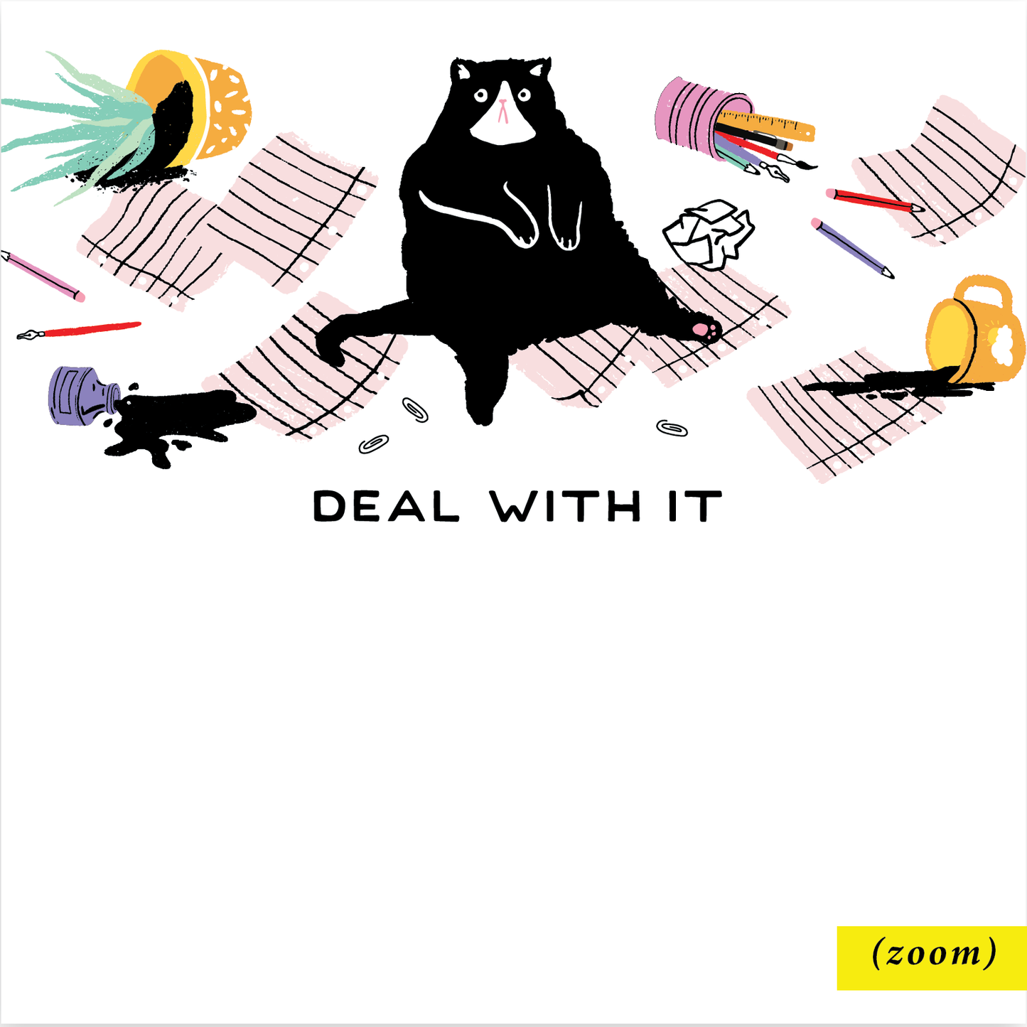 Deal With It Cat Notepad