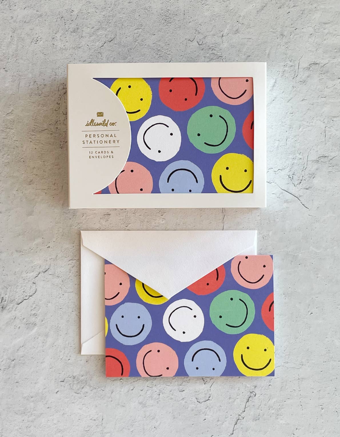 Smileys Notecards - Boxed Set of 12