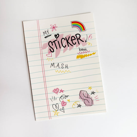 Scribbles Sticker Book