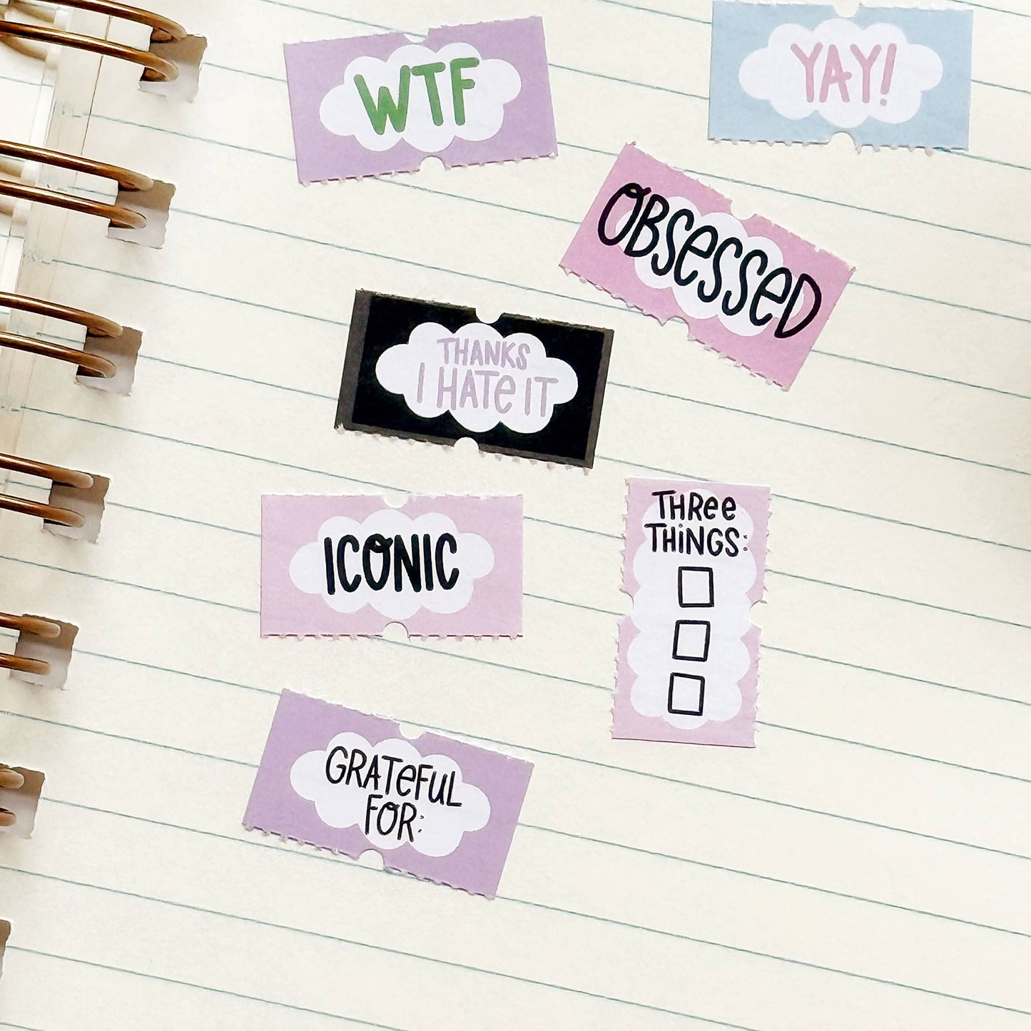 Tiny Sayings Price Ticket Sticker Roll