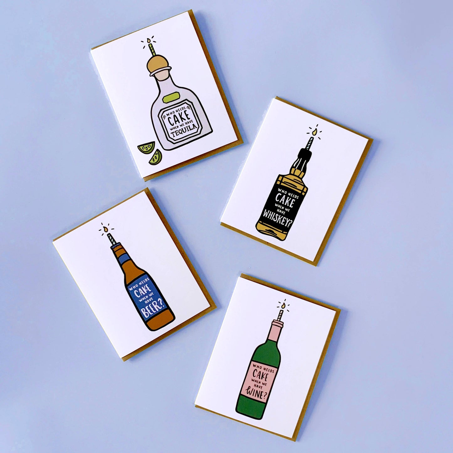 Cake Beer Birthday Card