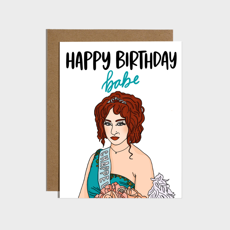 Happy Birthday Babe Card