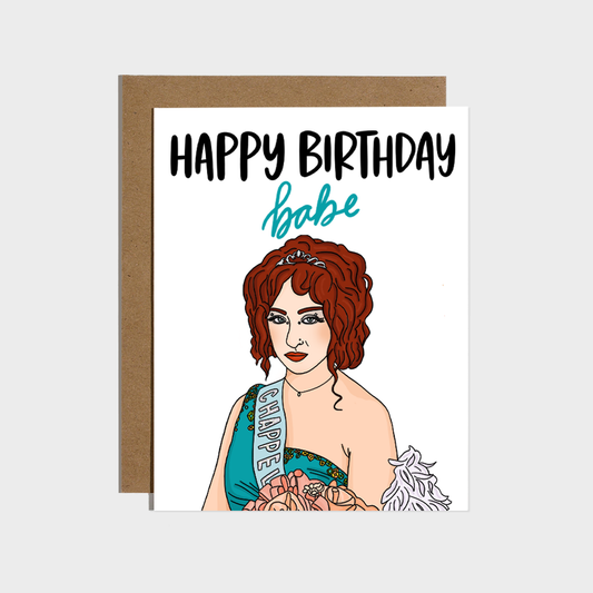 Happy Birthday Babe Card