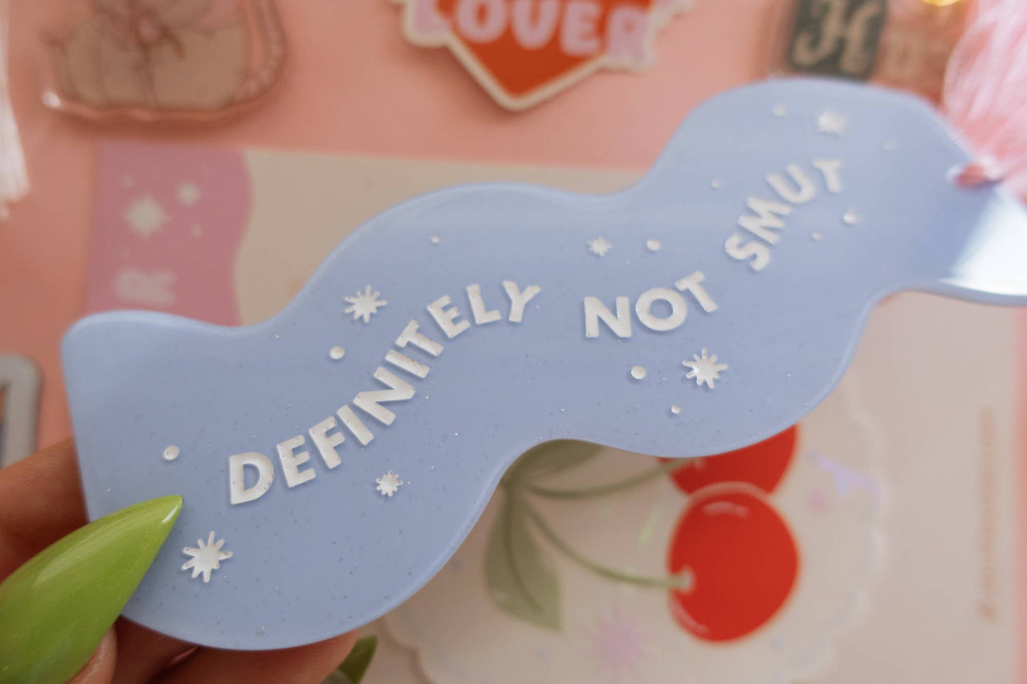 Definitely Not Smut Acrylic Bookmark