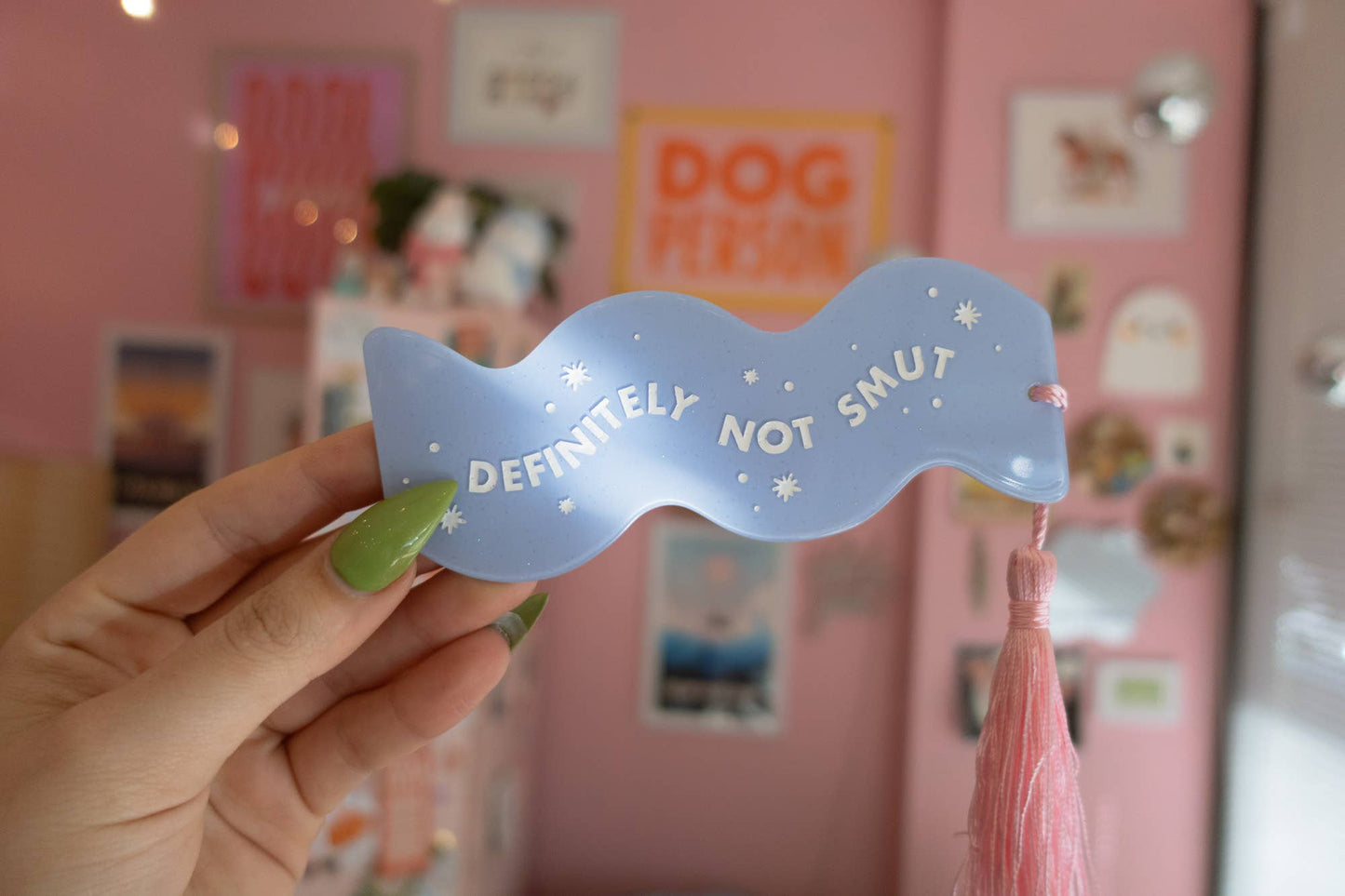 Definitely Not Smut Acrylic Bookmark