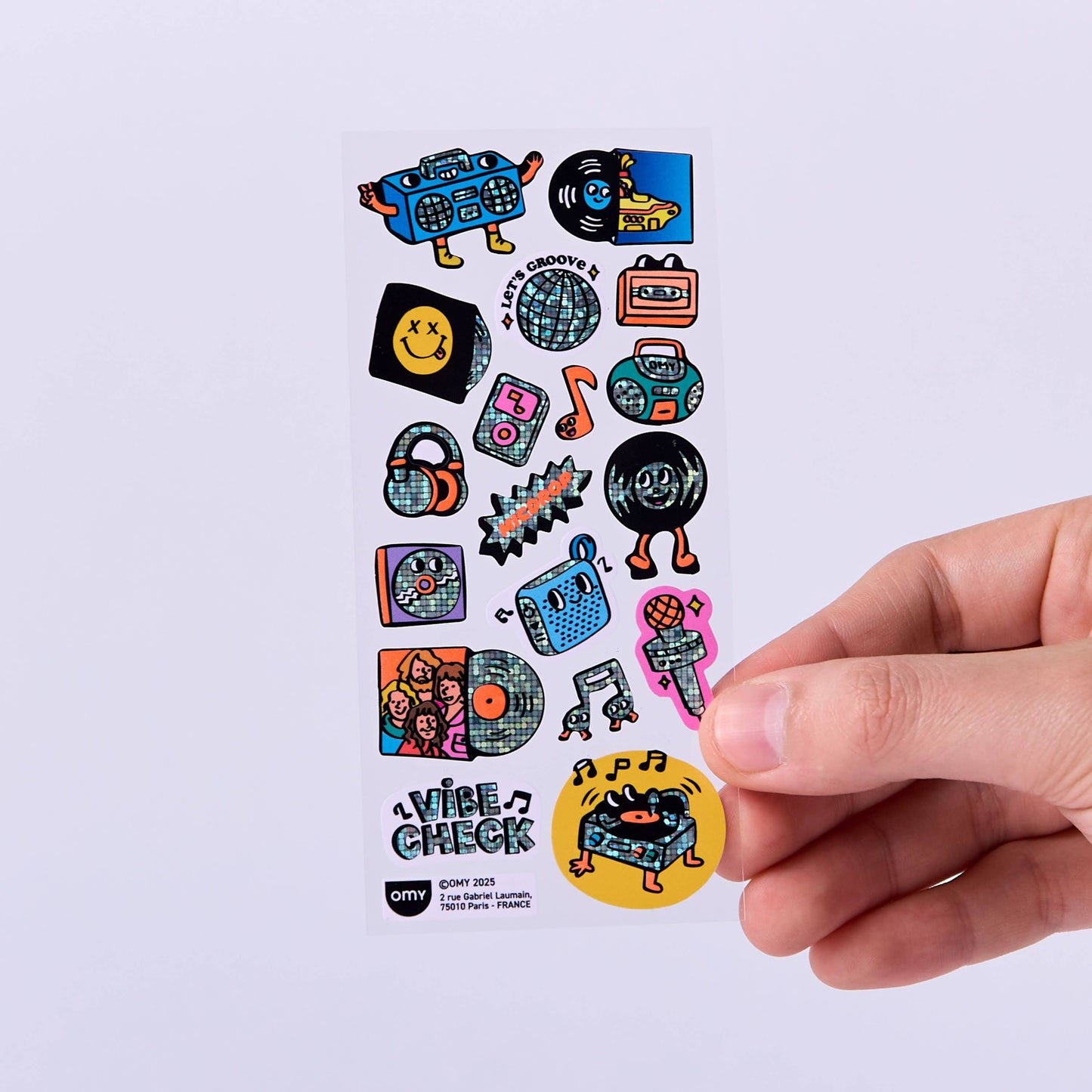 STICKER ICONIC MUSIC