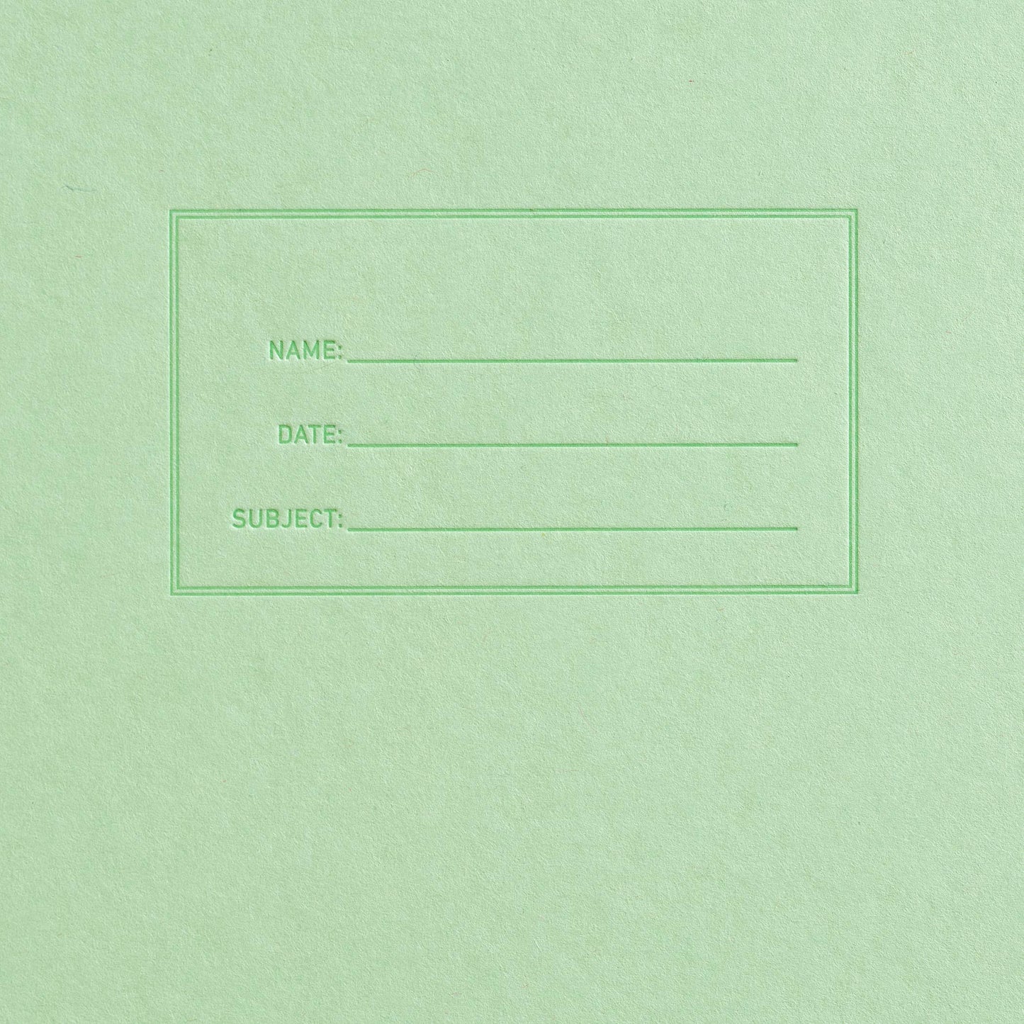 Standard Notebook - Mint